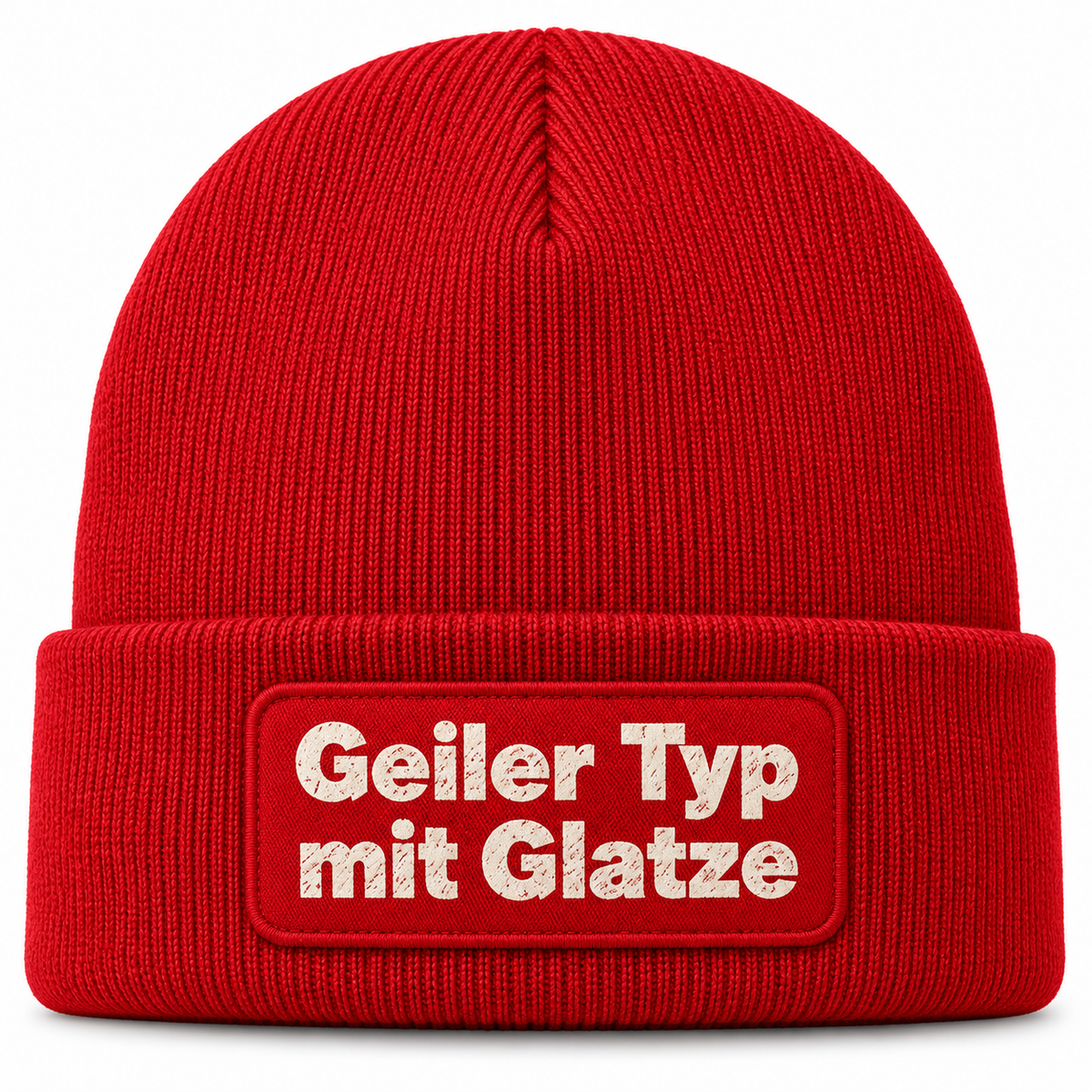 Geiler Typ mit Glatze - Beanie
