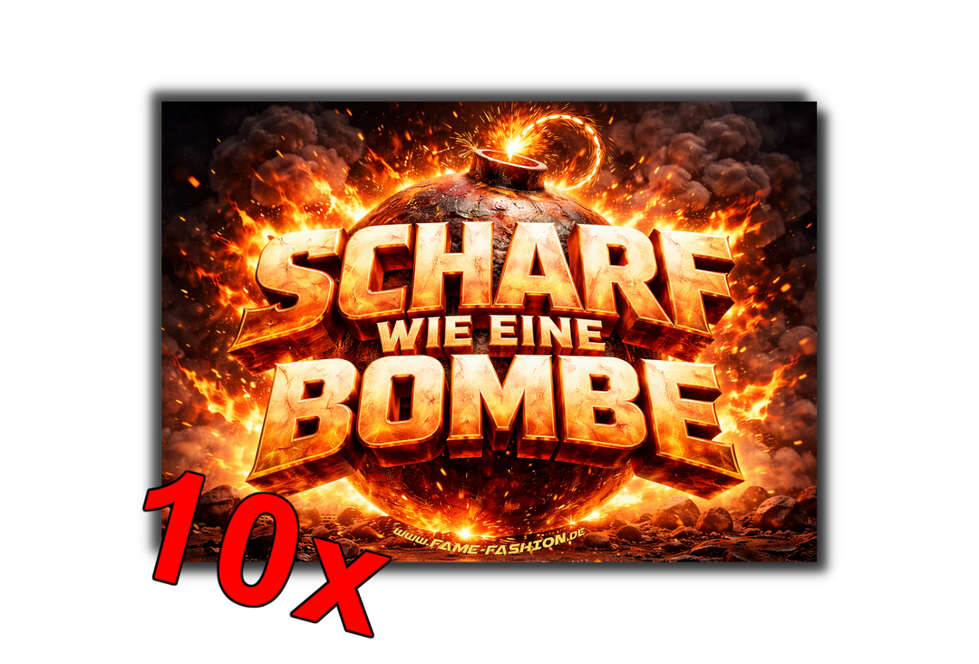 SCHARF wie eine BOMBE Malle Sticker