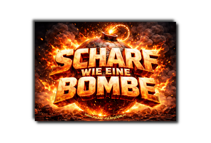 SCHARF wie eine BOMBE Malle Sticker