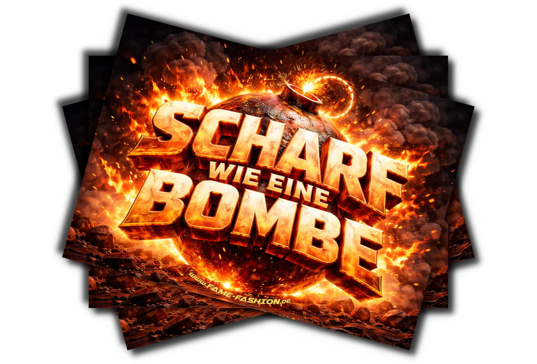 SCHARF wie eine BOMBE Malle Sticker