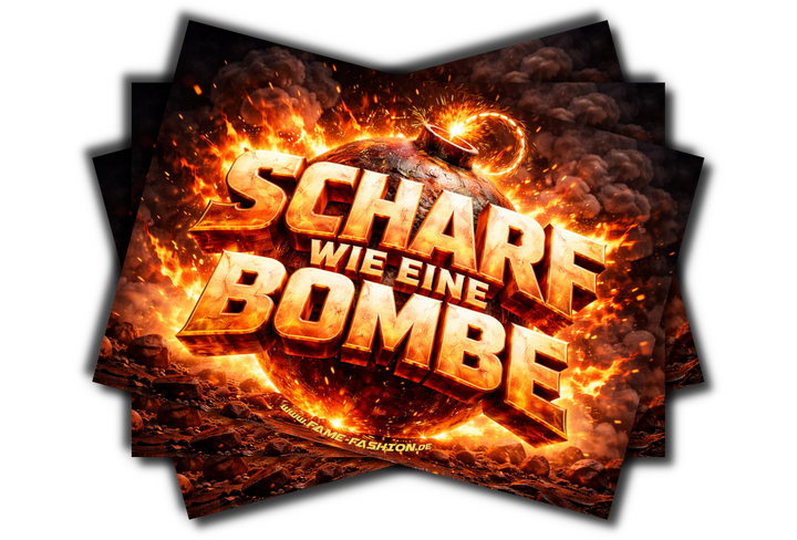 SCHARF wie eine BOMBE Malle Sticker