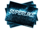 SUPERLIKE - Malle Sticker