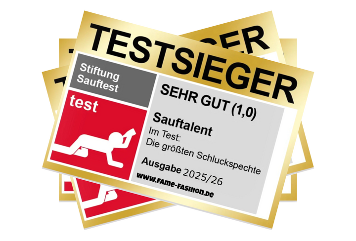 TESTSIEGER SAUFTALENT Sticker (MATT)