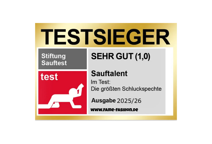 TESTSIEGER SAUFTALENT Sticker (MATT)
