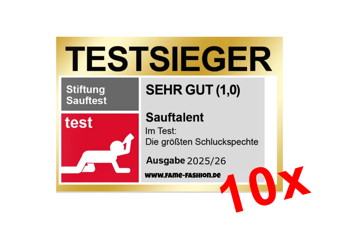 TESTSIEGER SAUFTALENT Sticker (MATT)