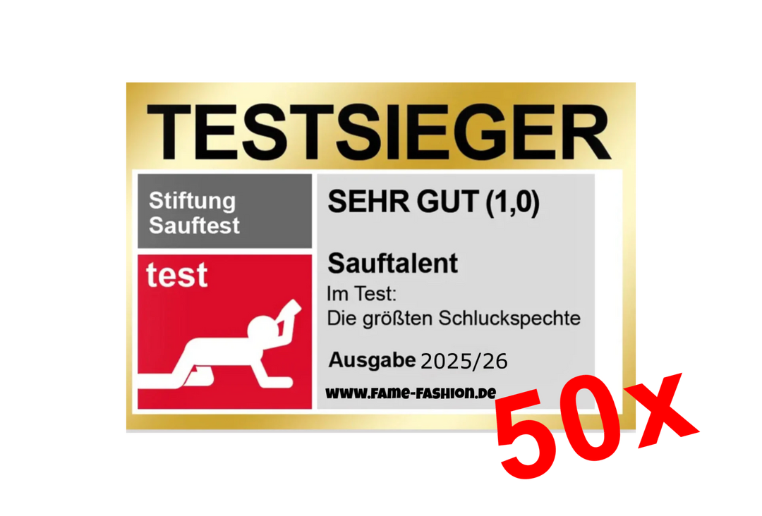 TESTSIEGER SAUFTALENT Sticker (MATT)