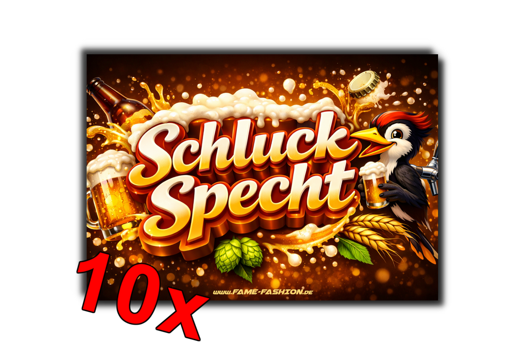 Schluckspecht Malle Sticker