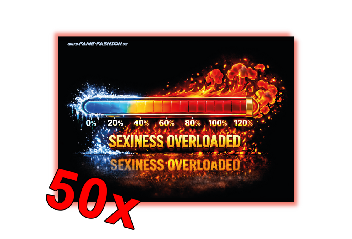 SEXINESS OVERLOADED- Malle Sticker