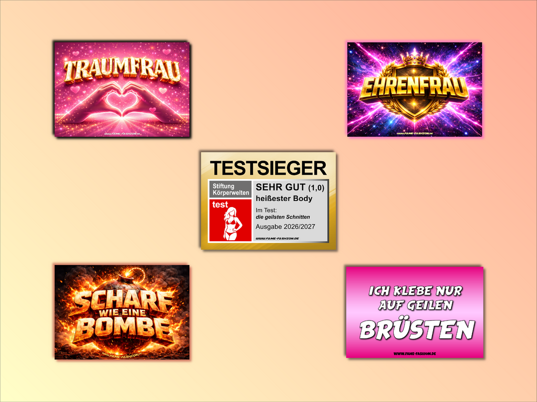 Flirt-Alarm Frauen-Edition -Malle Sticker-Set (50 Sticker)