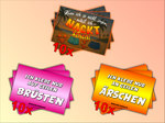 Direkt gesagt. Direkt geklebt. Malle Sticker-Set (30 Sticker)