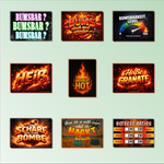 Hot and Spicy - Malle Sticker-Set (90 Sticker)