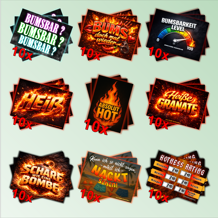 Hot and Spicy - Sticker-Set (90 Sticker)