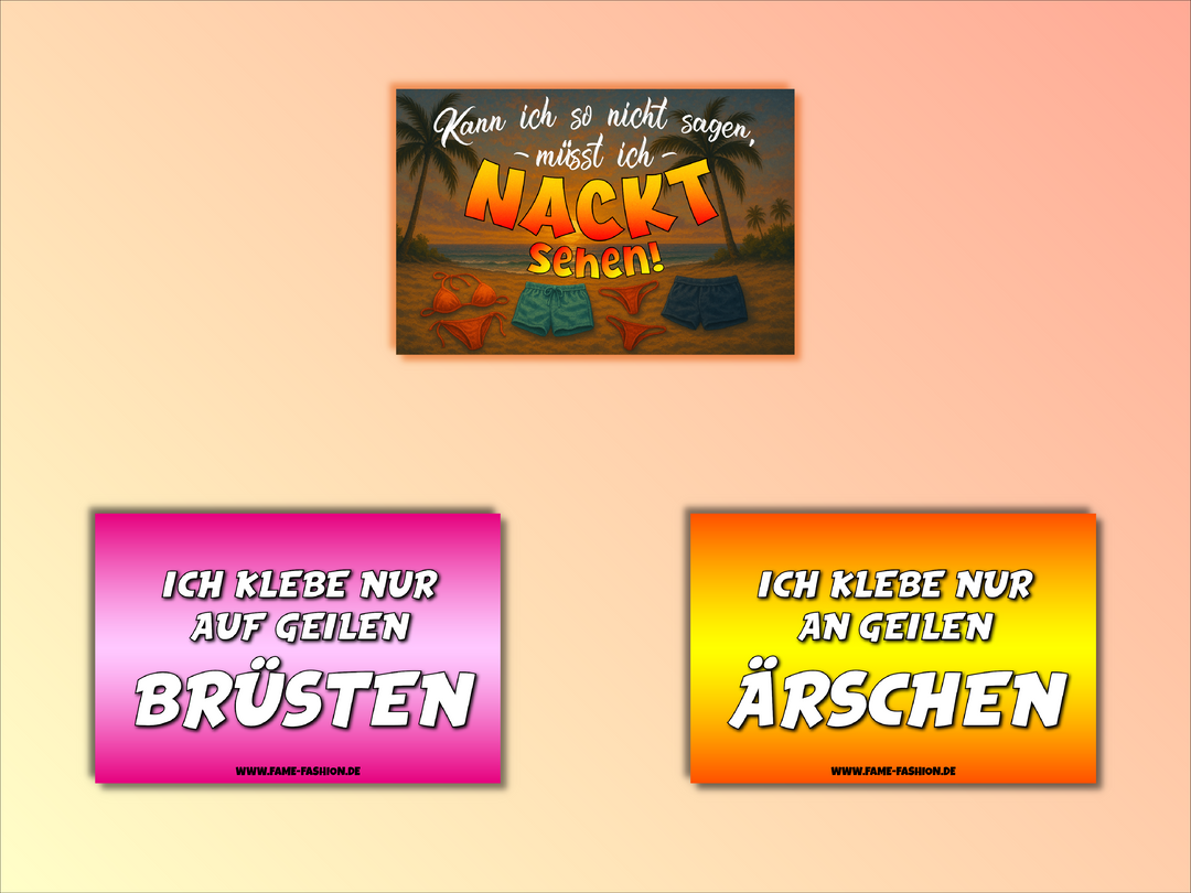 Direkt gesagt. Direkt geklebt. Sticker-Set (30 Sticker)