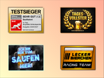 Voll wie ein Ehrenmann -Sauf Edition - Malle Sticker-Set (40 Sticker)