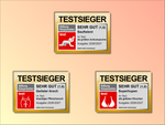 TESTSIEGER Malle Sticker-Set (30 Sticker)