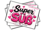 Super Süß - Malle Sticker