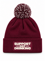 Support Day Drinking - Beanie mit Bommel