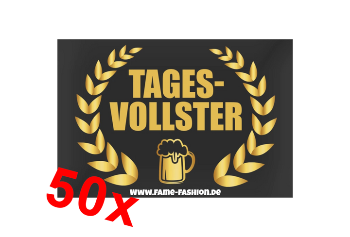 TAGESVOLLSTER 2.0 MALLE STICKER
