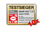 TESTSIEGER bester KUSS - Malle Sticker