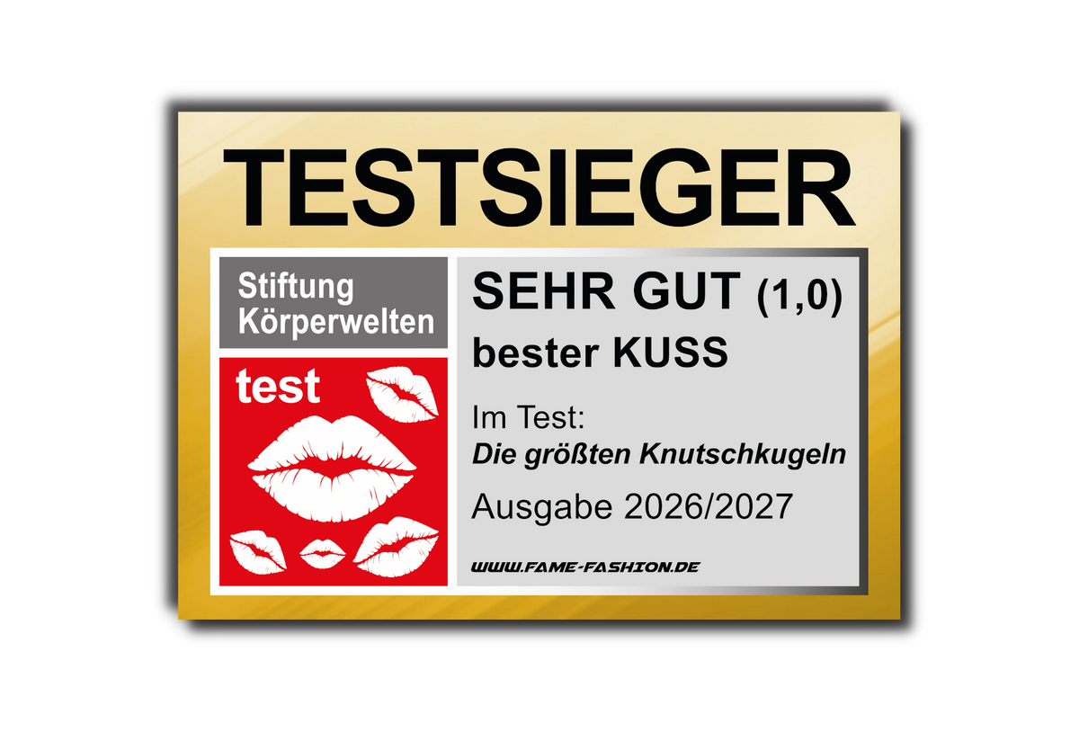 TESTSIEGER bester KUSS - Malle Sticker