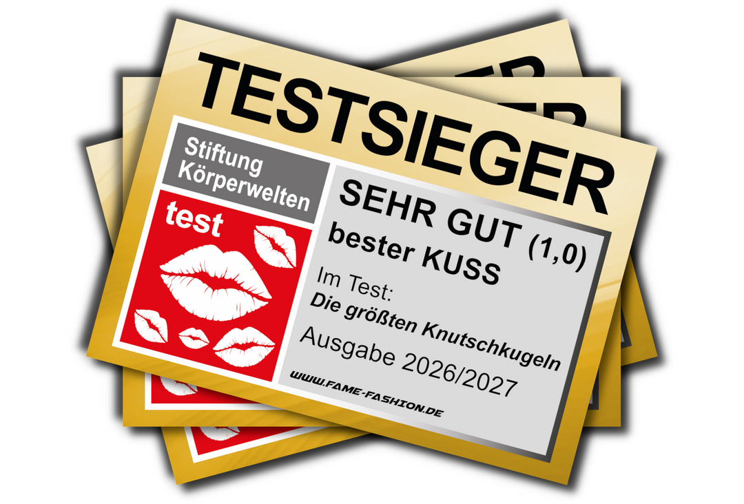TESTSIEGER bester KUSS - Malle Sticker