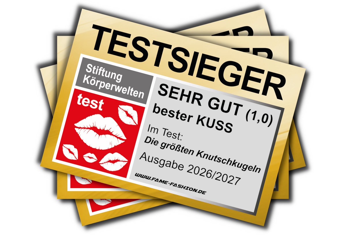 TESTSIEGER bester KUSS - Malle Sticker
