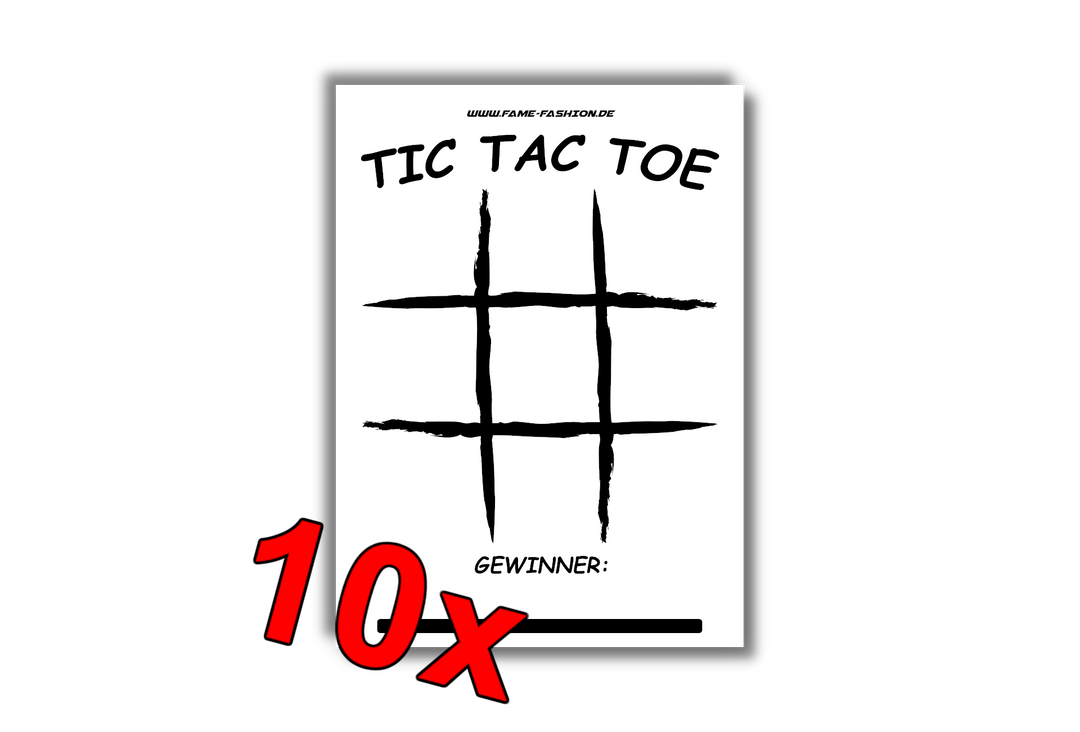 TIC TAC TOE Malle Sticker