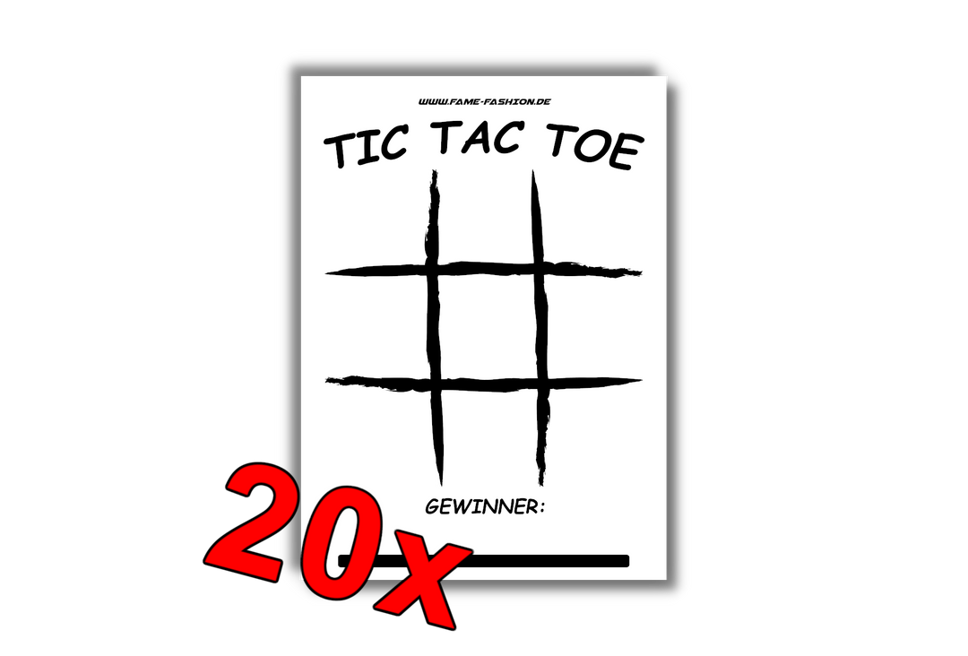 TIC TAC TOE Malle Sticker