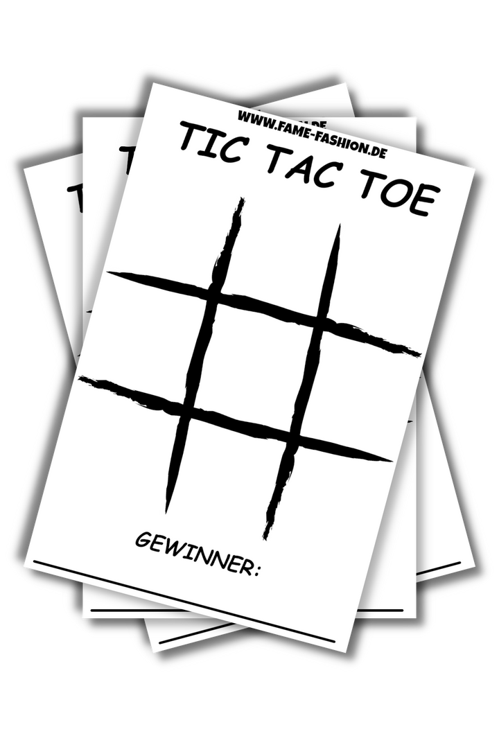 TIC TAC TOE Malle Sticker