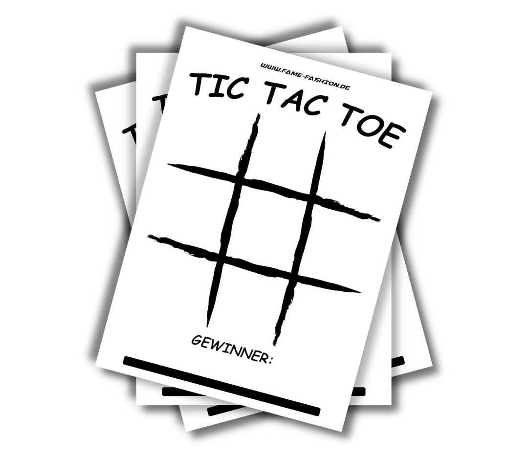 TIC TAC TOE Malle Sticker