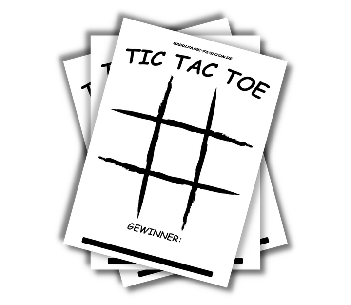 TIC TAC TOE Malle Sticker