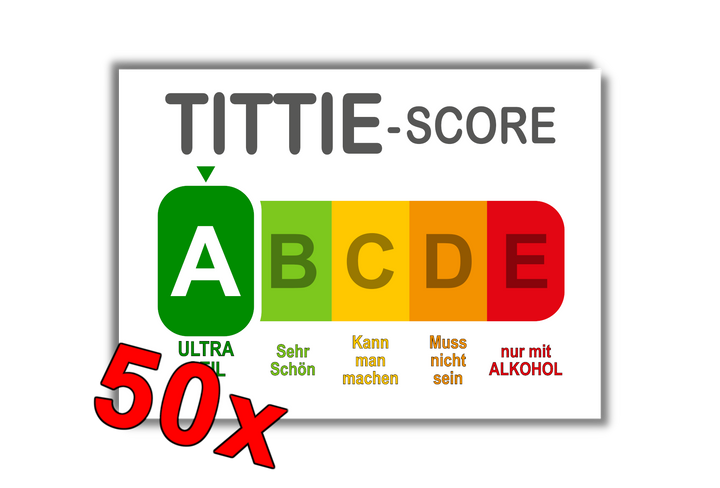 TITTIE-Score MALLE STICKER