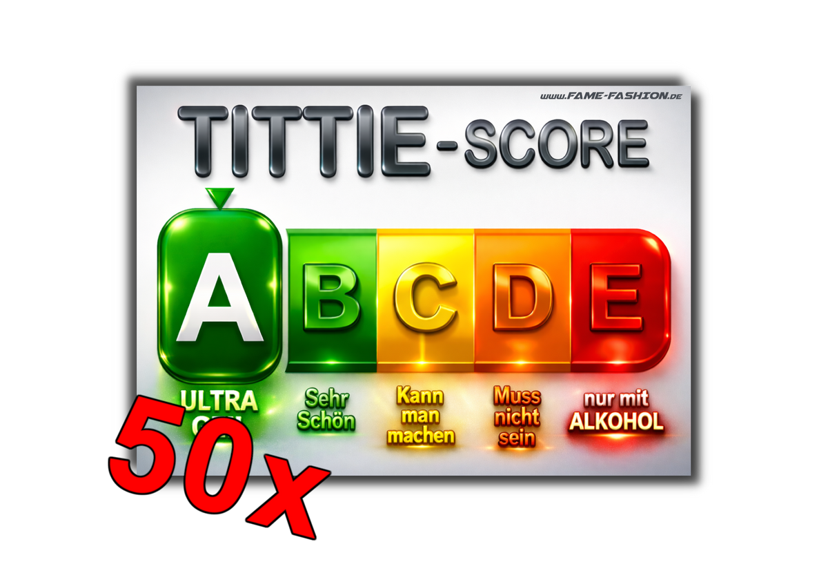 TITTIE-Score MALLE STICKER