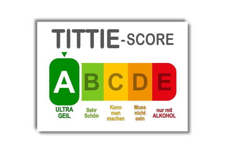 TITTIE-Score MALLE STICKER