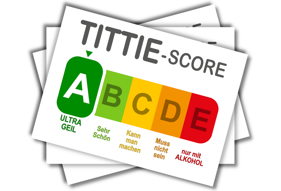 TITTIE-Score MALLE STICKER