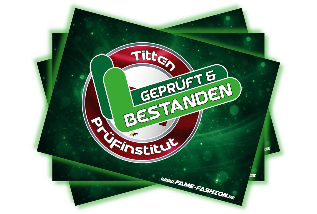 TPI Titten Prüfinstitut, geprüft und bestanden - Malle Sticker