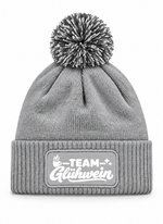 Team Glühwein - Beanie mit Bommel