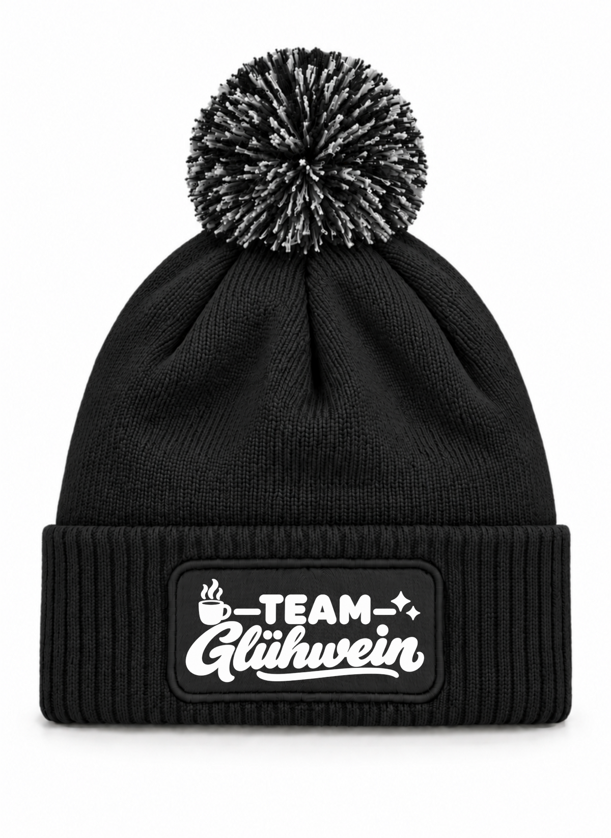 Team Glühwein - Beanie mit Bommel
