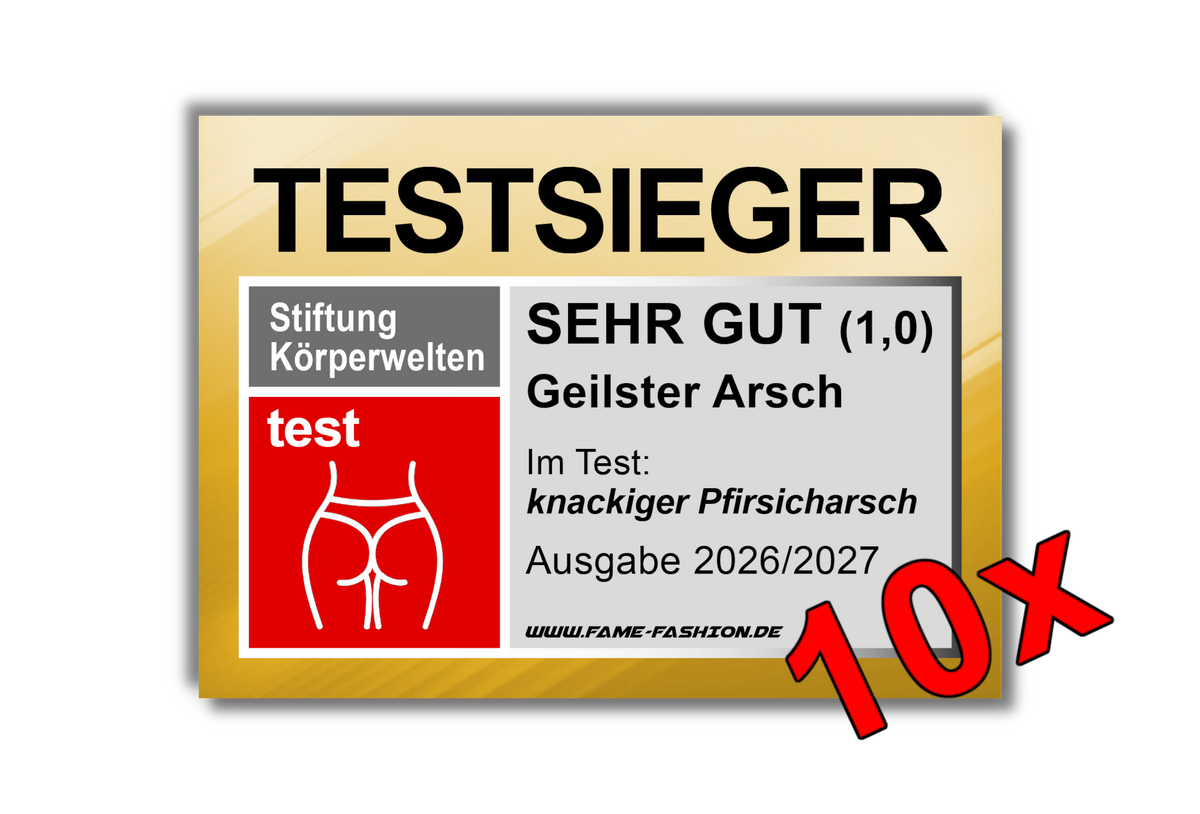TESTSIEGER Geilster A*sch Malle Sticker