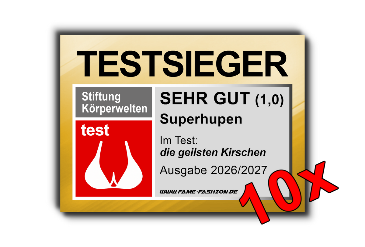 TESTSIEGER Superhupen Malle Sticker