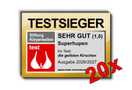 TESTSIEGER Superhupen Malle Sticker