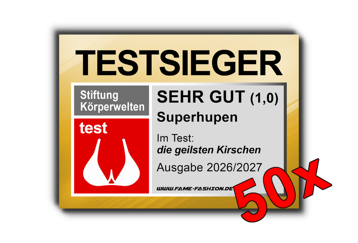 TESTSIEGER Superhupen Malle Sticker