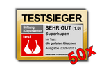 TESTSIEGER Superhupen Malle Sticker