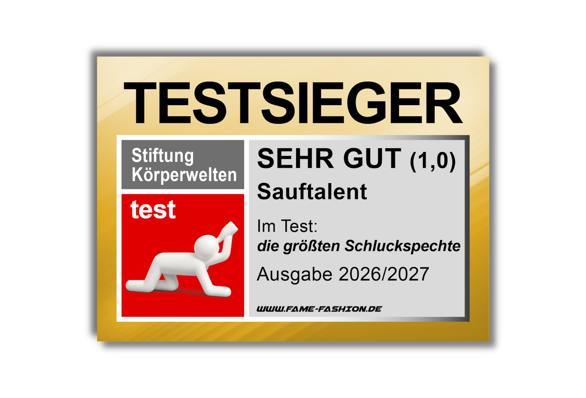 TESTSIEGER SAUFTALENT Malle Sticker