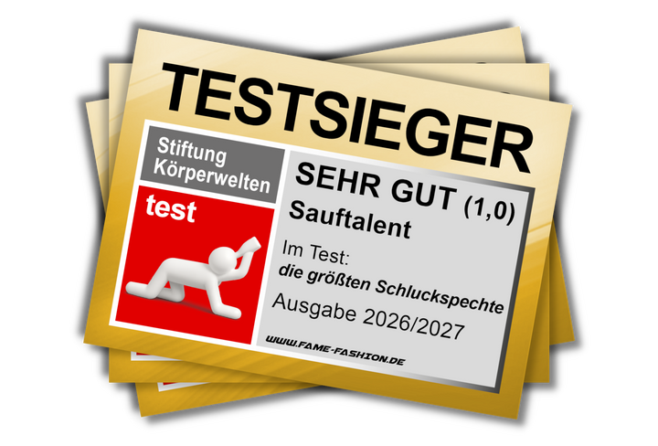 TEST WINNER SAUFTALENT Sticker (MATT)
