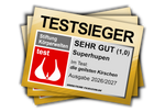 TESTSIEGER Superhupen Malle Sticker