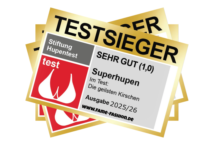 TESTSIEGER Superhupen Sticker