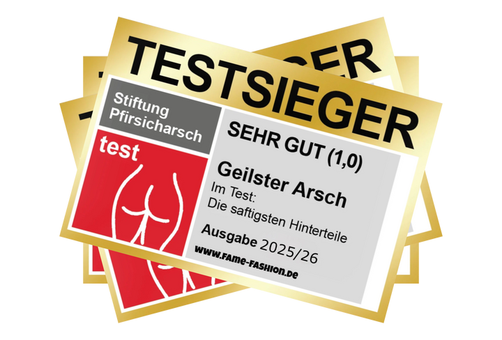 TESTSIEGER Geilster Arsch Sticker