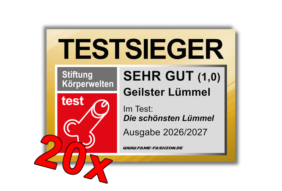 TESTSIEGER Geilster Lümmel - Malle Sticker