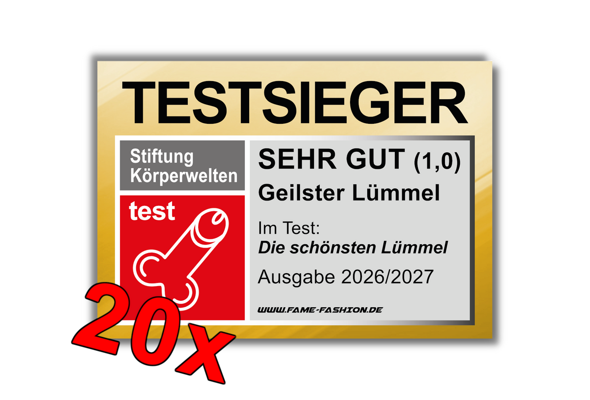 TESTSIEGER Geilster Lümmel - Malle Sticker